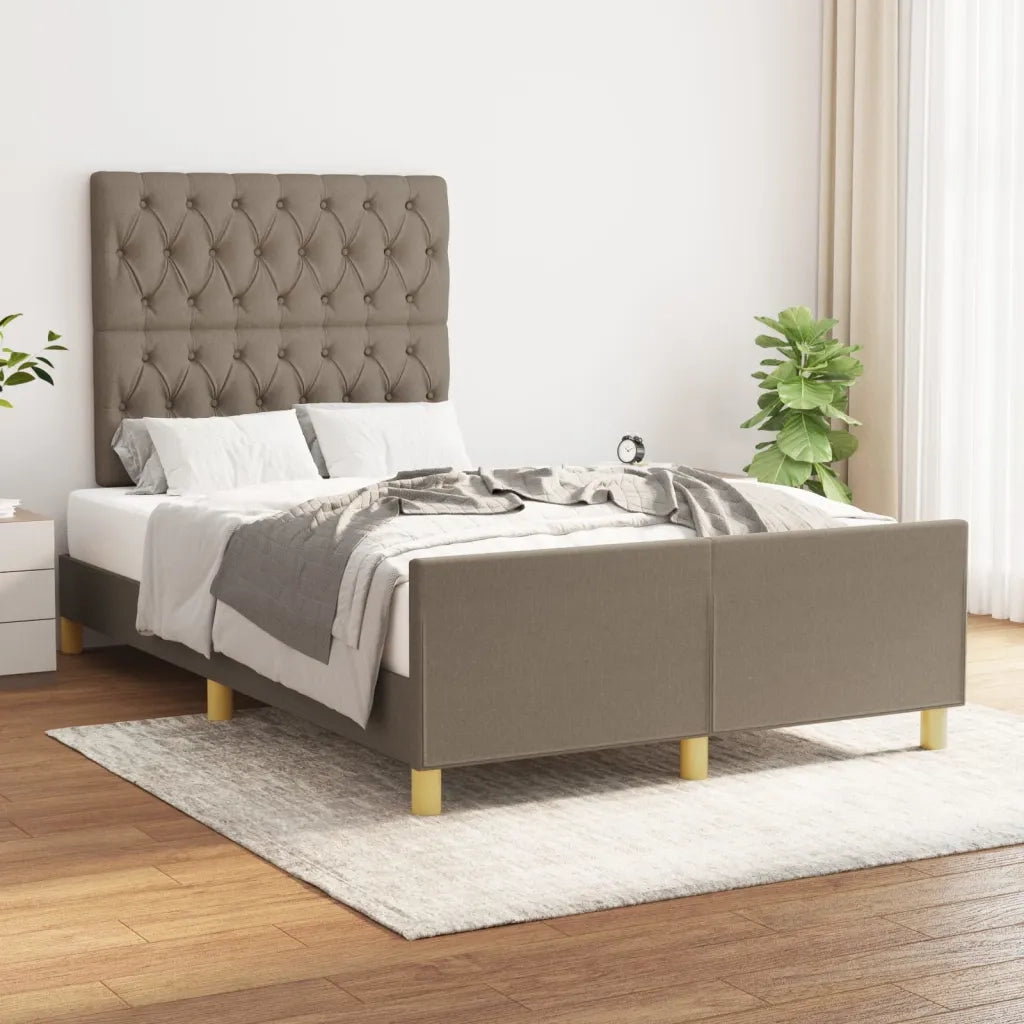 Giroletto senza Materasso Tortora 120x200 cm Tessuto 3125288