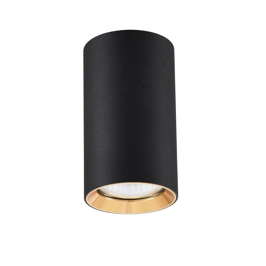 Spot da soffitto Manacor 13 cm GU10 nero/oro Light Prestige