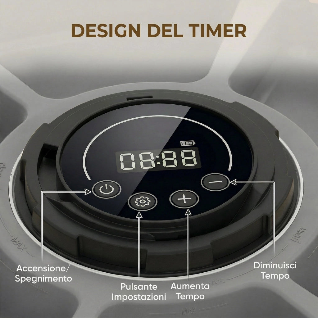 Distributore Automatico Cibo per Cani e Gatti ¨C Xylo ¨C Timer Programmabile, Display LED, 1-6 Pasti