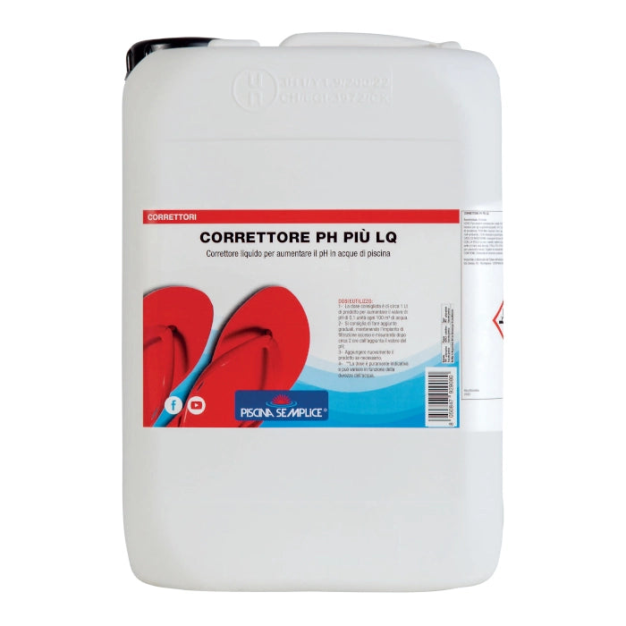Correttore Ph+ Liquido 12Kg - Per Aumentare Il Ph Della Piscina