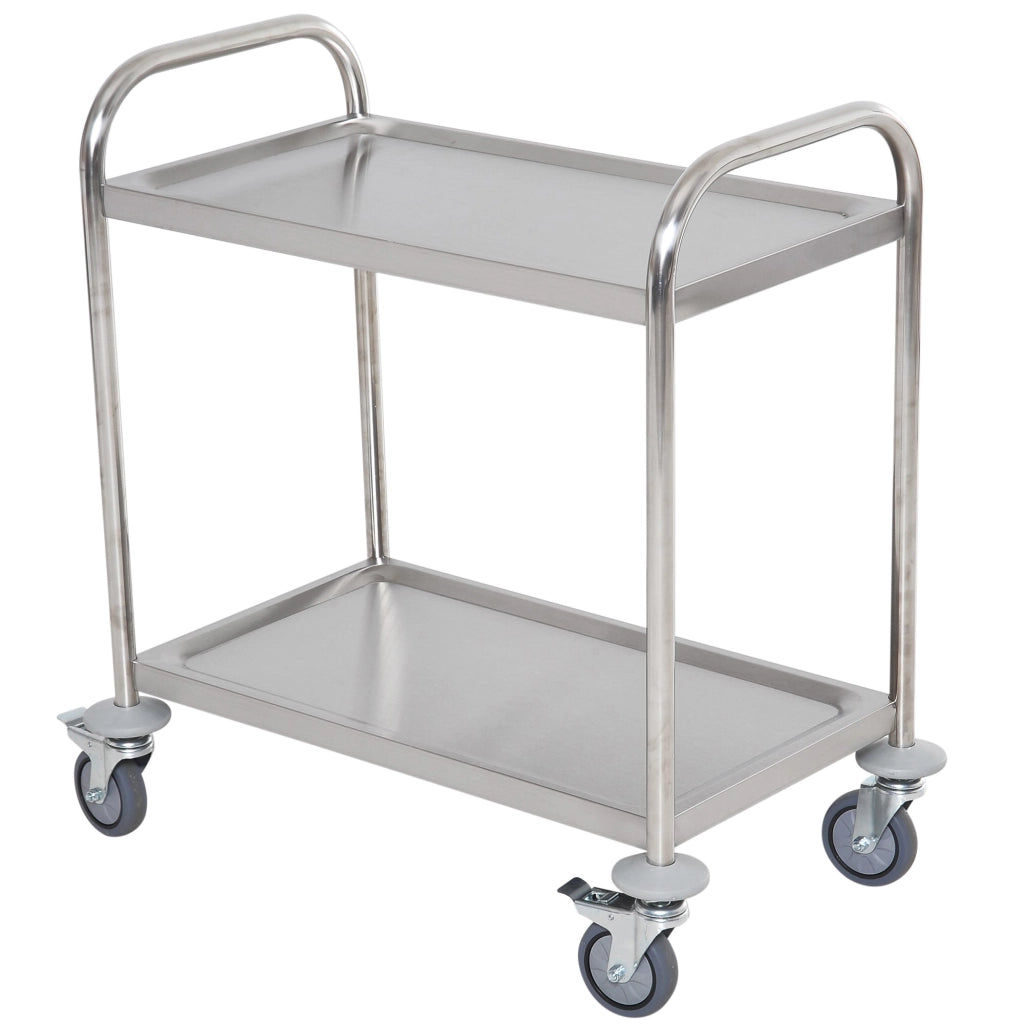 Carrello da Cucina in Acciaio Inossidabile ¨C Minimal ¨C 80x45x82 cm Argento