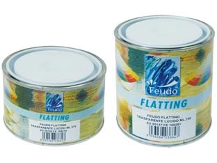 FLATTING TRASPARENTE LUCIDO IN BARATTOLO (FLATTING BRILL)- - ml.750 trasparente lucido - 6 pezzi FEUDO