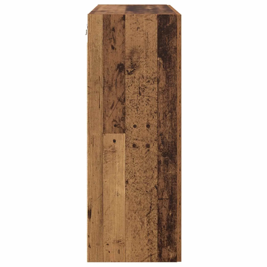 Armadietto a Muro | Mobile a Parete Legno vecchio 69,5 x 34 x 90 cm