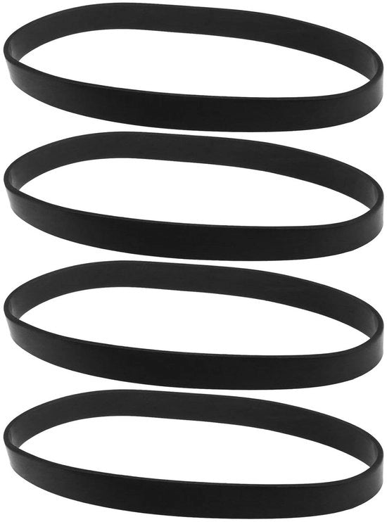 Accessori per aspirapolvere - Rullo in gomma con fune - Compatibile con - 91LA1702 - 350mm di diametro - 12.6mm di larghezza - Rullo a tempo chiuso - Nero.
