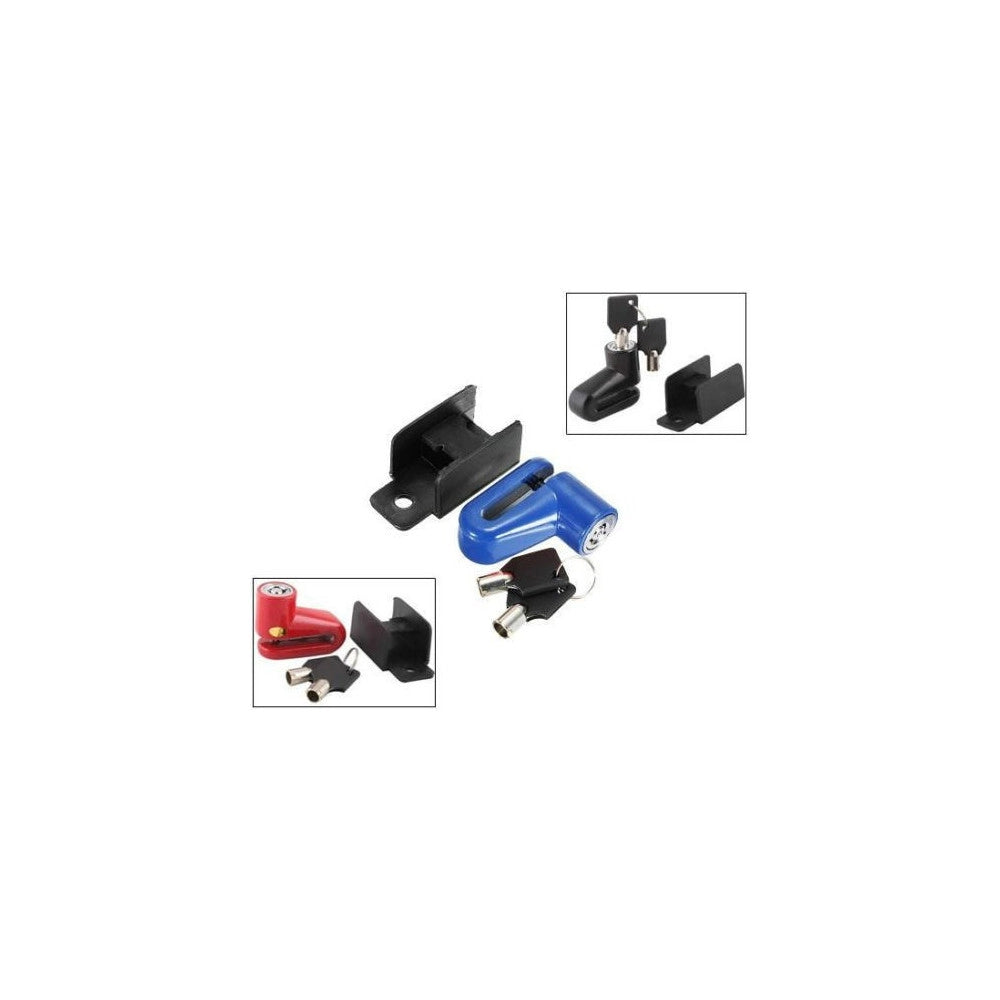 Trade Shop - Lucchetto Bloccadisco Blocca Disco In Acciaio Per Da Moto Scooter Bici Antifurto -