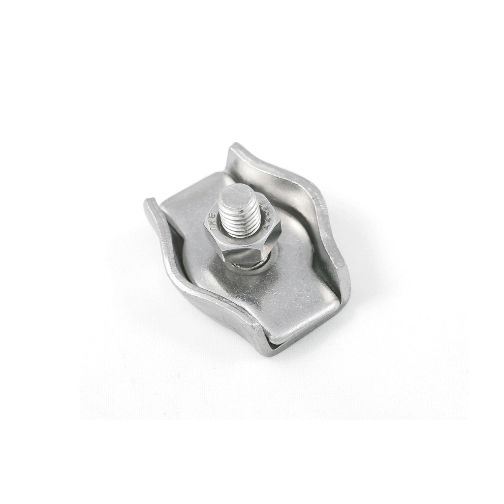 Morsetto Simplex per funi Ã˜ 2 mm. in acciaio Inox A4 - AISI 316 - 4 pz.