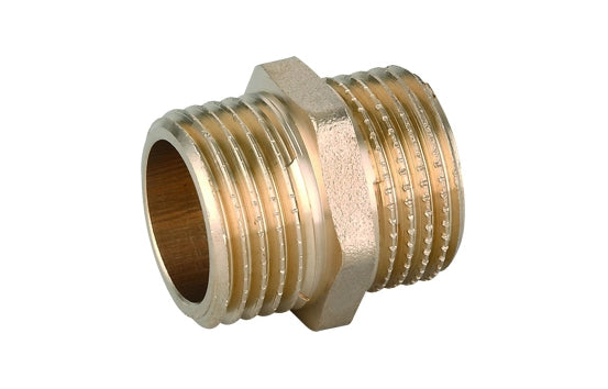 NIPPLE DIRITTO MM IN OTTONE GIALLO IBP- 2- IBP- pezzi 1
