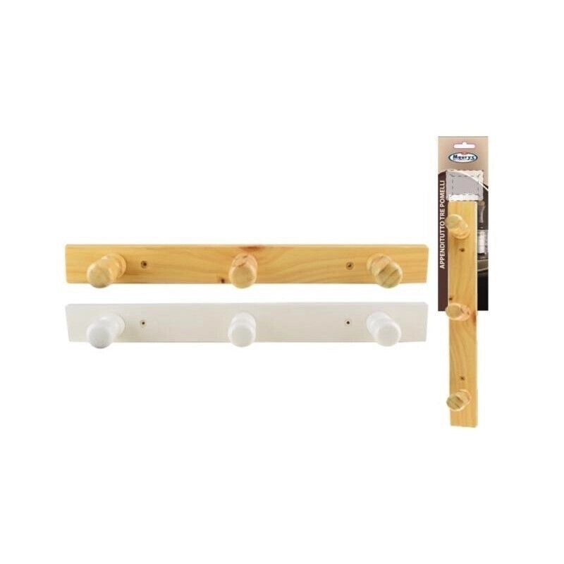 MAURY'S APPENDITUTTO 3 POMELLI BIANCO/NATURALE COLORI ASSORTITI