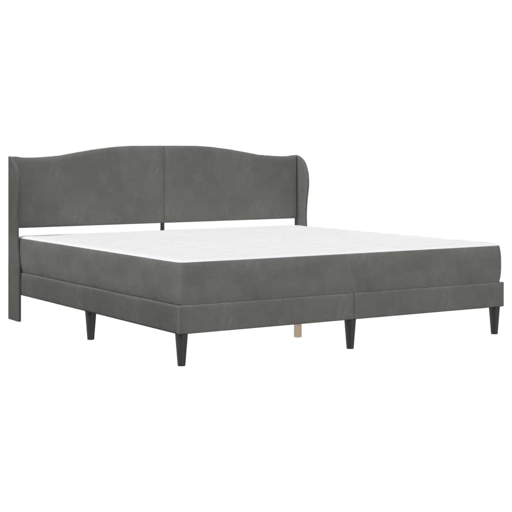 Struttura del letto Grigio Scuro 180 x 200 cm Velluto 3415278