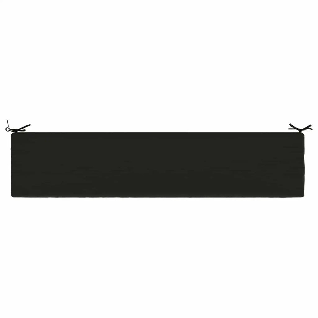 Cuscini per Panchina a 2 Pezzi SOEST 2 pz 100% Poliestere Nero 949981