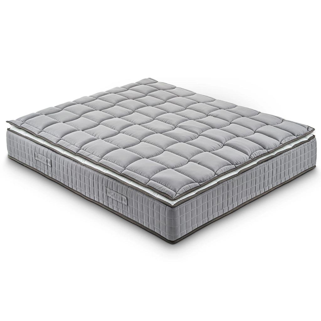 Materasso Matrimoniale 160x190 Molle progressive - Alto 27 cm - Ortopedico - Sfoderabile - con topper Memory in OMAGGIO