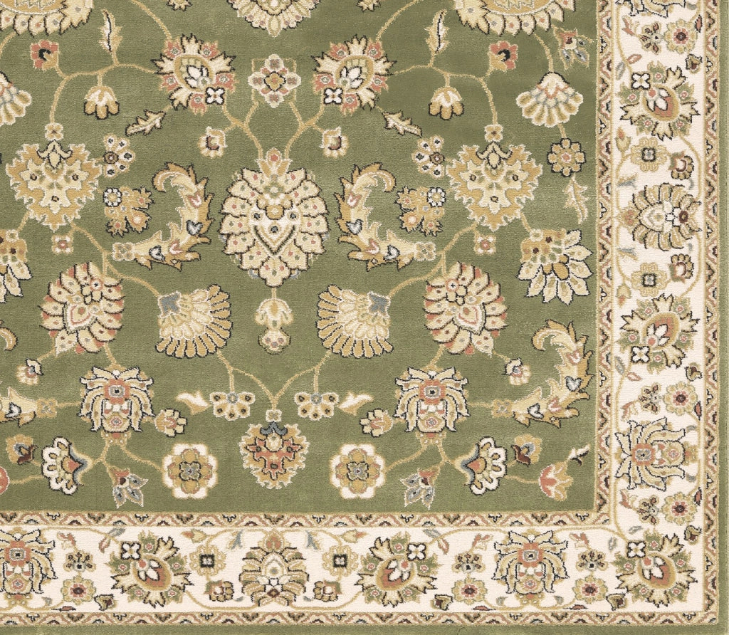 Tappeto BABIL cm.140x200 disegno classico orientale colore verde e crema