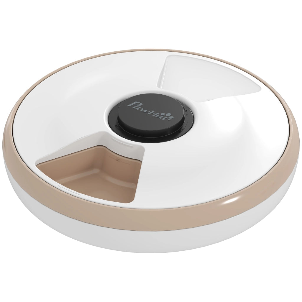 Alimentatore Automatico per Gatti e Cani ¨C zephmum ¨C 6 Ciotole con Timer e Display LED