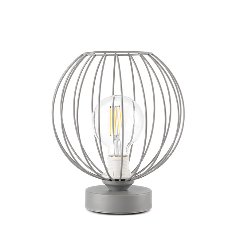 Lampada da tavolo Melone grigio