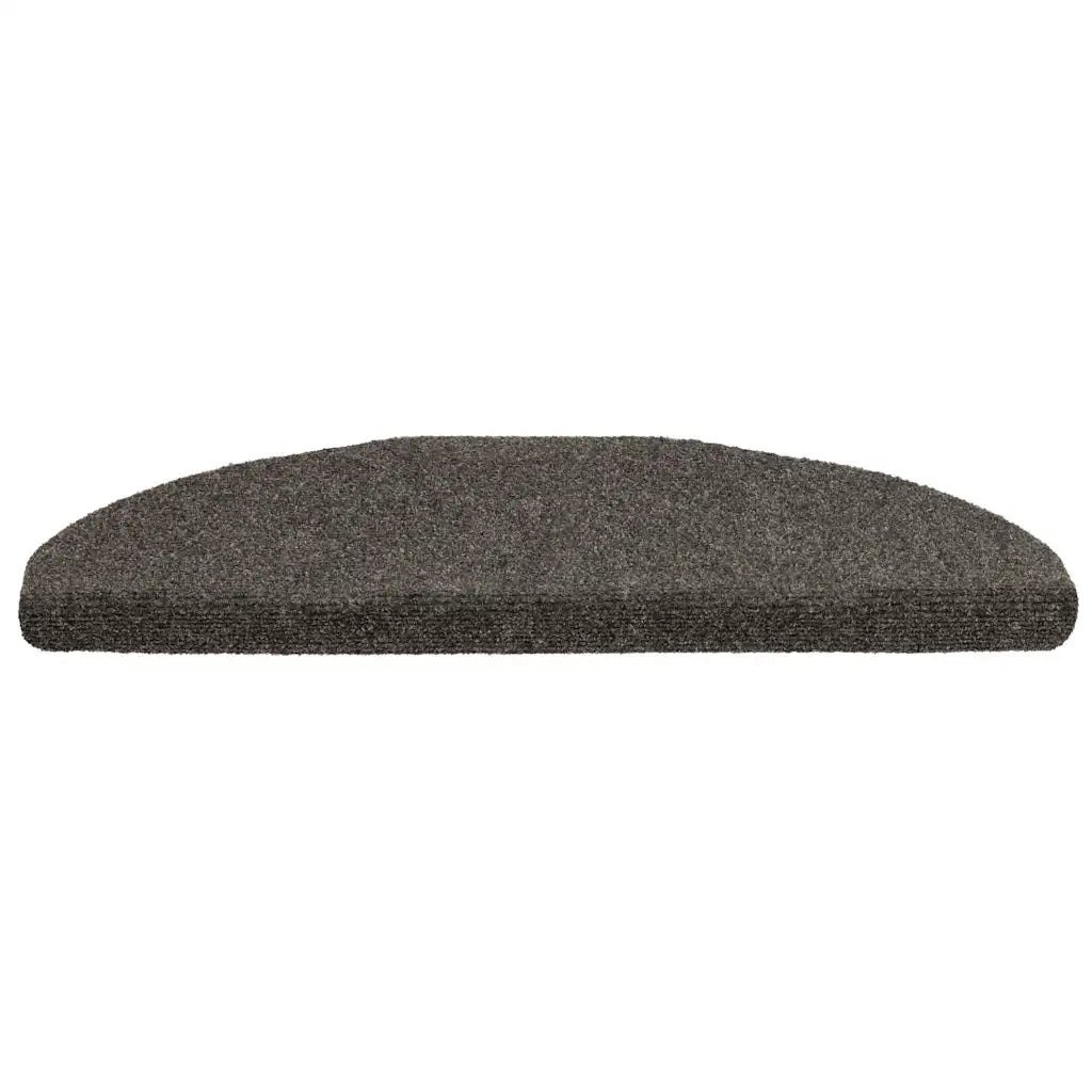 Tappetini per scale autoadesivi 5 pz | Gradini per Scale 65x21x4 cm antracite semicircolari grandi