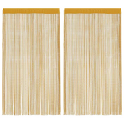 Tende a Filo 2 pz Oro 100x250 cm
