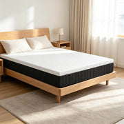 Materasso memory foam 140x190 cm per 2 persone, spessore 25 cm, imbottitura in schiuma ad alta densità