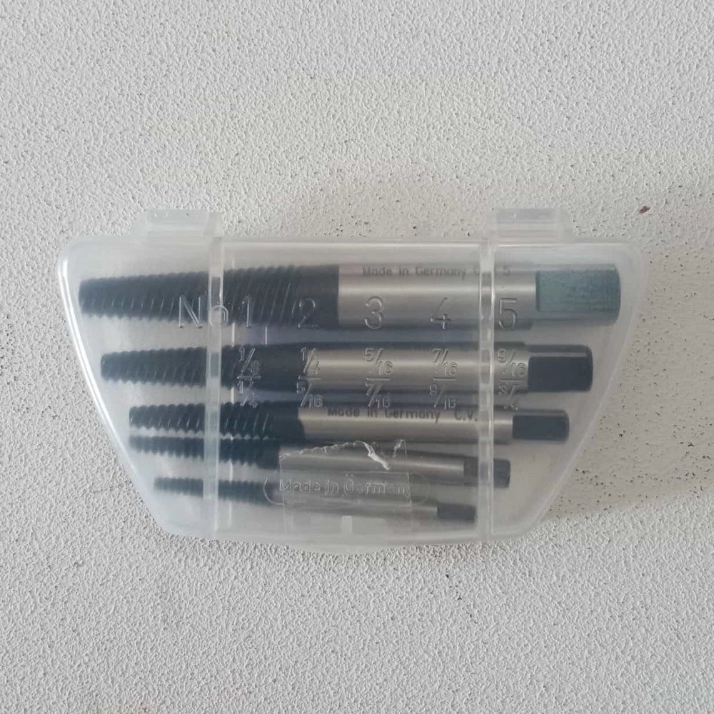 Benman estrattore di viti m3 - m18 serie set di 5pz in blister - uso professionale