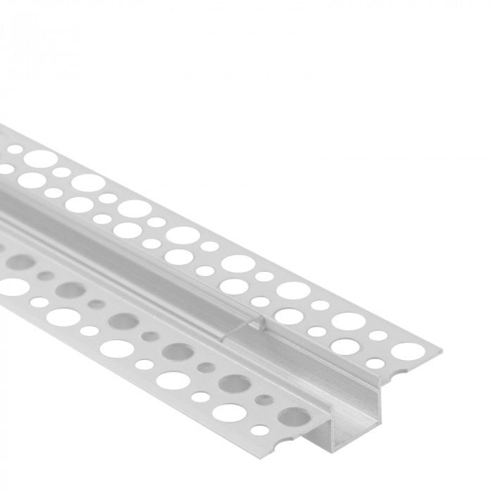 Profilo LED incasso bianco, diffusore trasparente 1m Ecolight