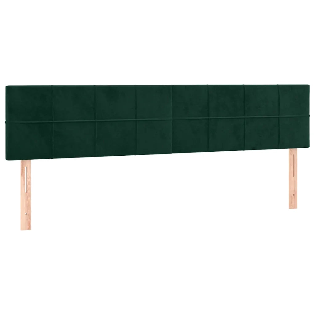 Giroletto senza Materasso-Struttura Letto Verde Scuro 120x190 cm Velluto 373354