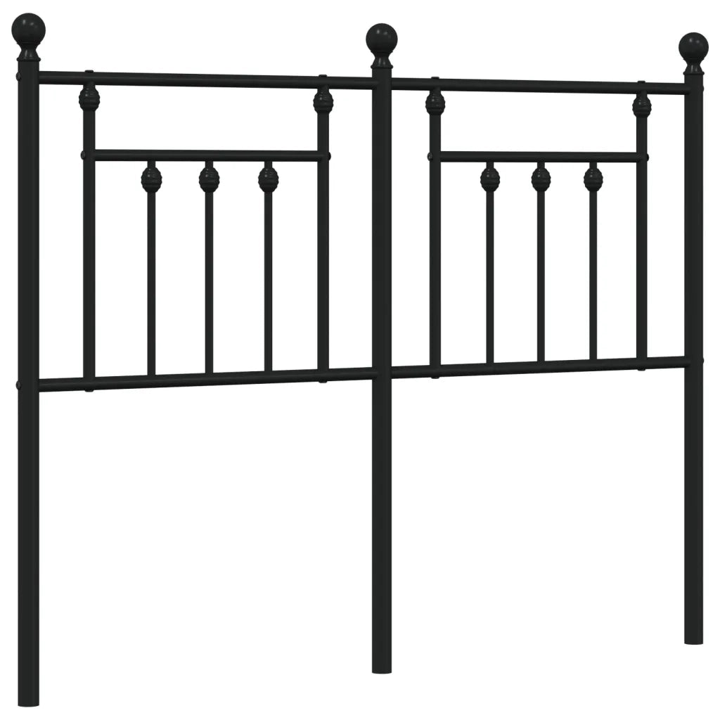 Testiera di Ricambio in Metallo Nero 120 cm 353568