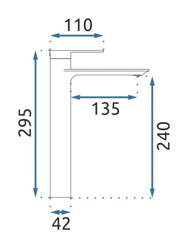 Rubinetto Da Lavabo Rea Veneta Chrome High