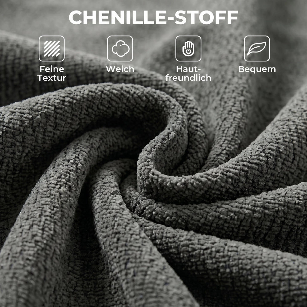 Poltrona reclinabile con poggiapiedi ¨C Minimal ¨C Grigio