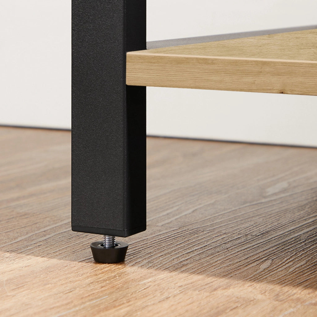 Libreria a colonna industrial artisan oak a 6 ripiani