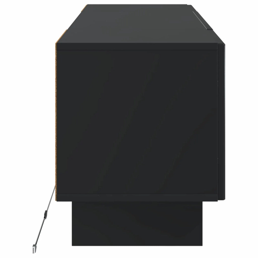 Mobile TV LED Nero Legno ingegnerizzato 896026