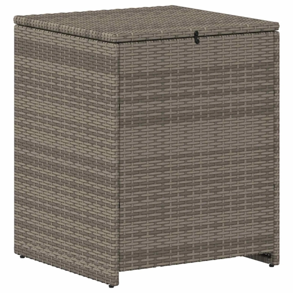 Set di divani 7 pz Grigio e Blu Navy Rattan sintetico e Acciaio 3448889