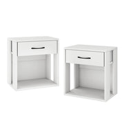 Vicco Comodino Bianco 39 x 41 cm Set di 2