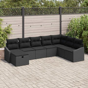 Set Divano da Giardino con cuscino 8 pcs polyrattan 3359332
