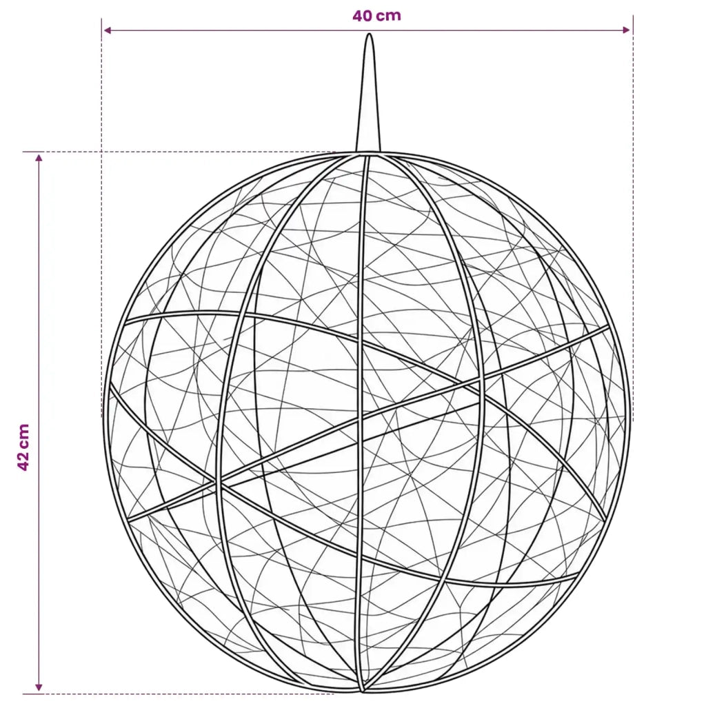 Luce a punta di Natale 2 pz 1000 LED Multicolore Ø 40 x 42 cm 42049799