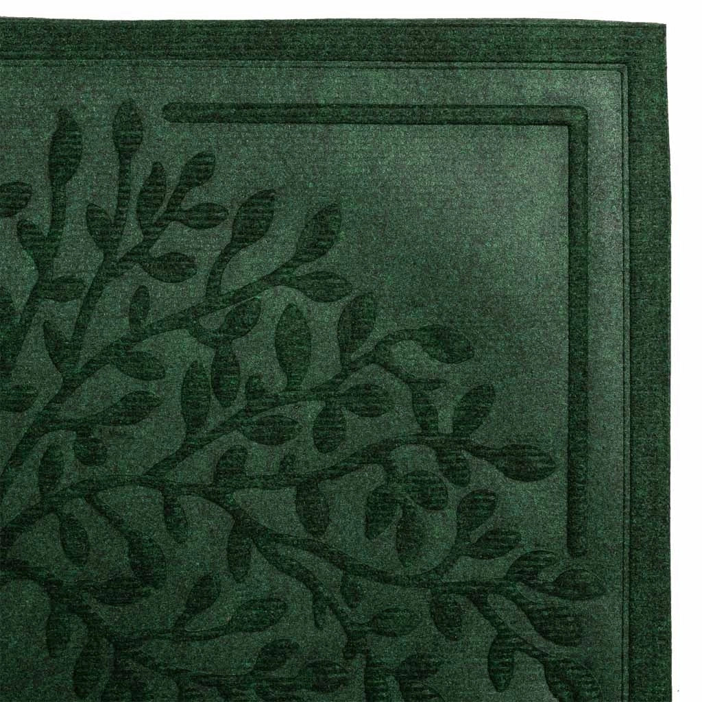 Zerbino in fibra e gomma verde 75x45