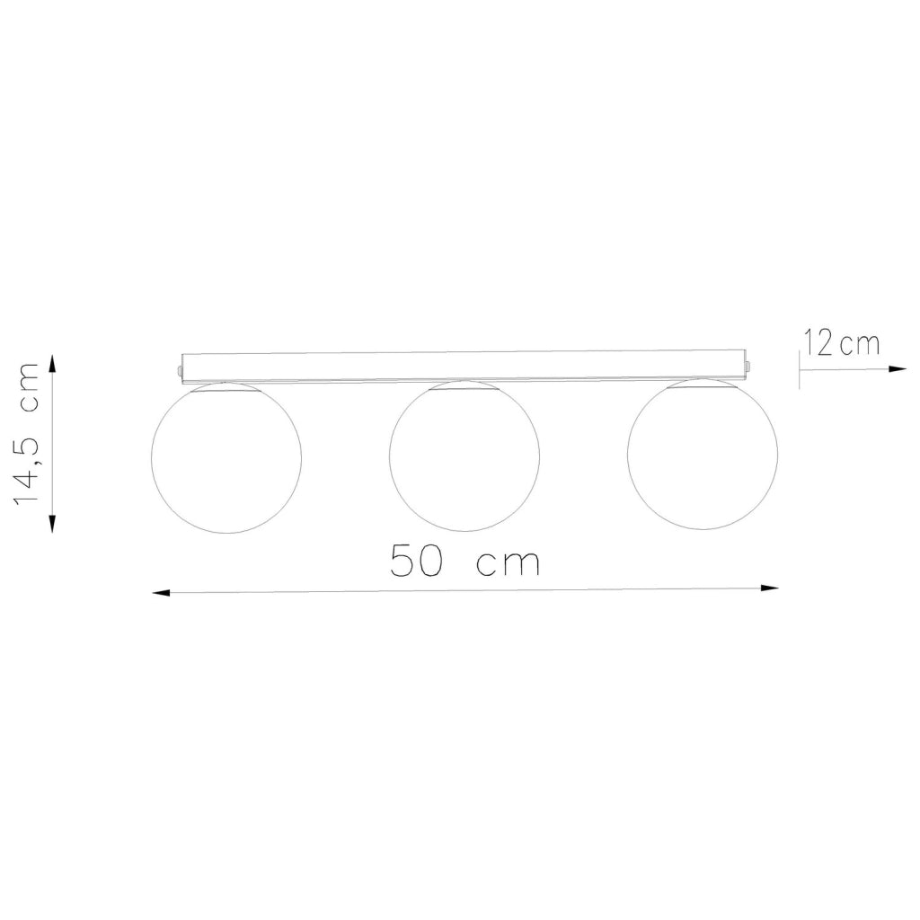 Plafoniera YOLI 3 beige