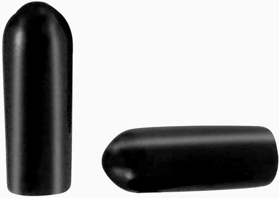 Protezione cavo flessibile - gomma PVC - Nero - Protezione cavo - Tubo circolare - Adatto per diametro interno 3,5 mm - 50 pezzi protezione cavo a vite