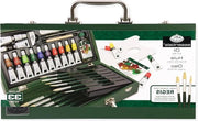 Set di Pennelli per Olio - Box in Legno Inclusa