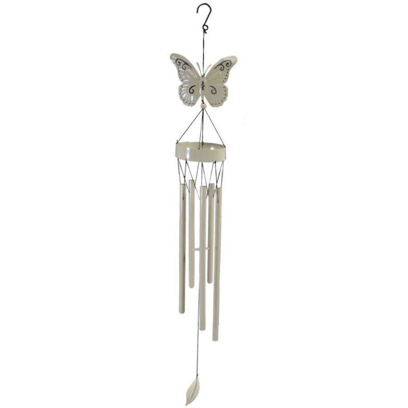 Campanello metallo farfalla cm 15,5x12h111