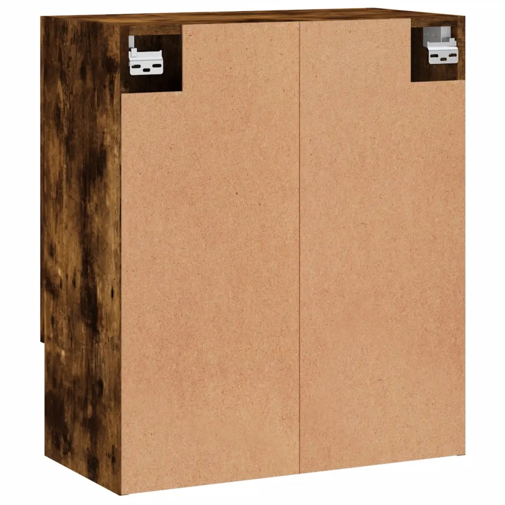 Armadietto a Muro Rovere Fumo 60x31x70 cm in Legno Multistrato 829897