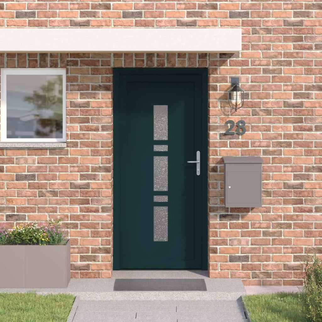 Porta Frontale Antracite 98 x 200 cm PVC 3445740