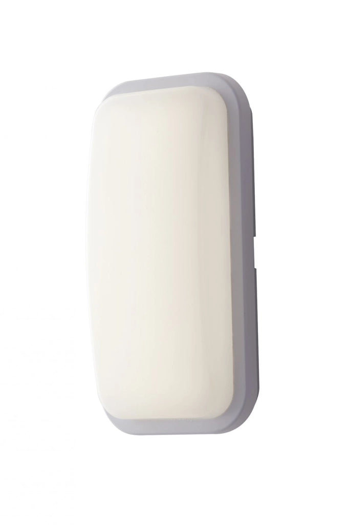 PLAFONIERA LED SHELLY BIANCA RETTANGOLARE 20W 2500LM 4000K IP65 CON SENSORE DI MOVIMENTO  14,6X7,6X29,6CM