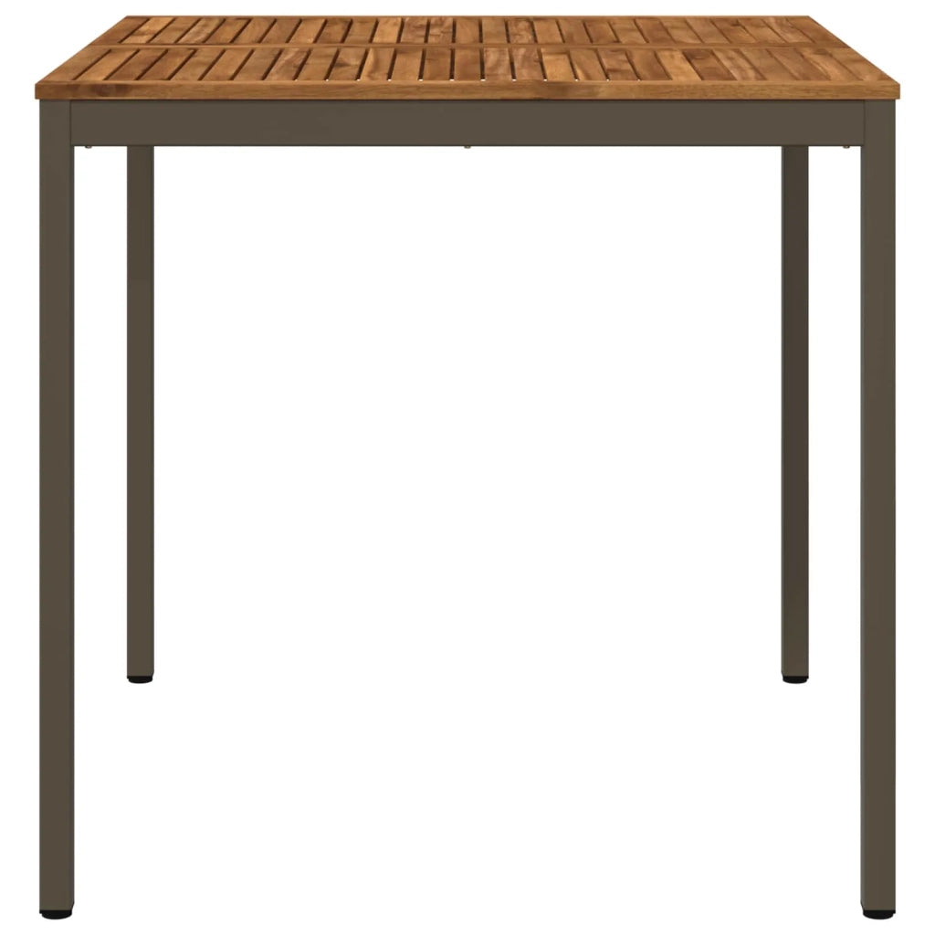 Tavolo Bar da Giardino Naturale e Caffè 110 x 108,5 x 105 cm 901345