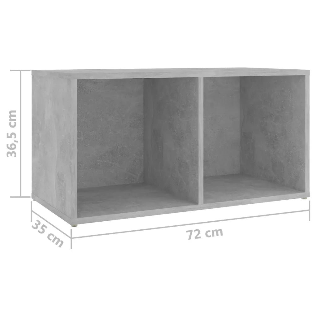 Set Mobile TV 6 pz | Armadietto TV | Mobile Porta TV Grigio Cemento in Legno Multistrato