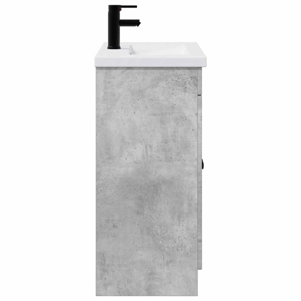 Set di mobili per il bagno Grigio Cemento 56 x 37,5 x 81 cm 3404127