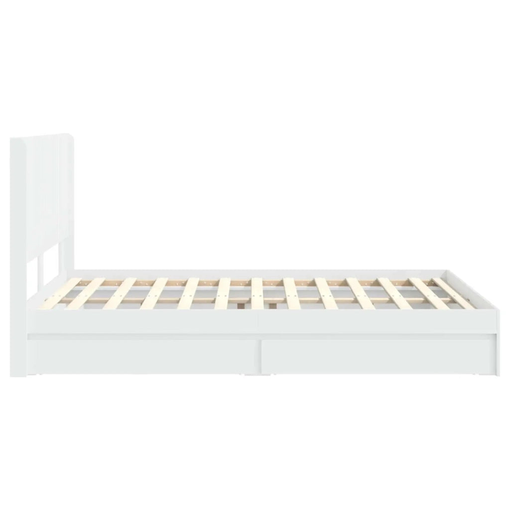 Struttura del letto con stoccaggio e testata 3 pcs 3414019