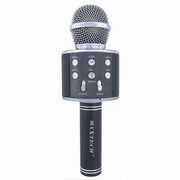 Trade Shop - Microfono Altoparlante Bluethoot Wireless Con Speaker Karaoke Maxtech Mic-06 -