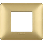 Placca Bticino Matix 2 moduli gold AM4802MGL
