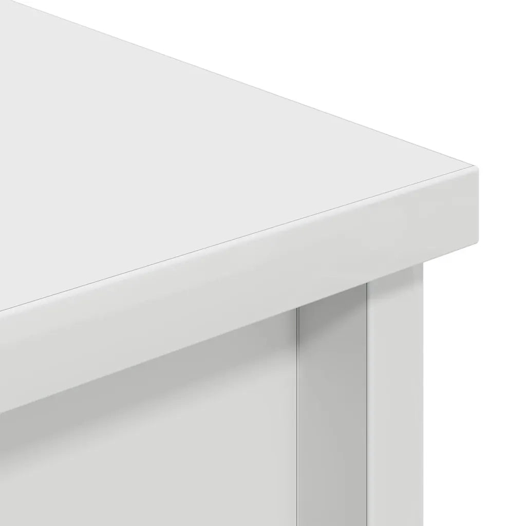 Credenza | Madia | Buffet da pranzo | Armadio da pranzo Bianca 37,5x35x180 cm in Legno Multistrato