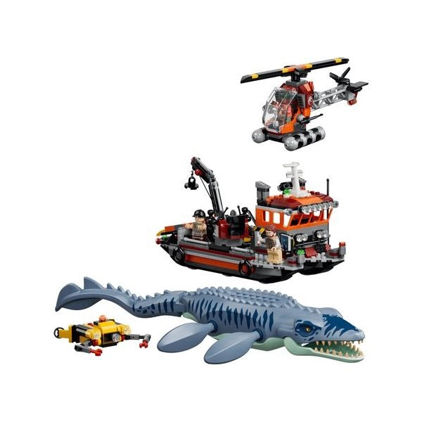 Set costruzioni lego 77983 jurassic world attacco alla barca del dinos
