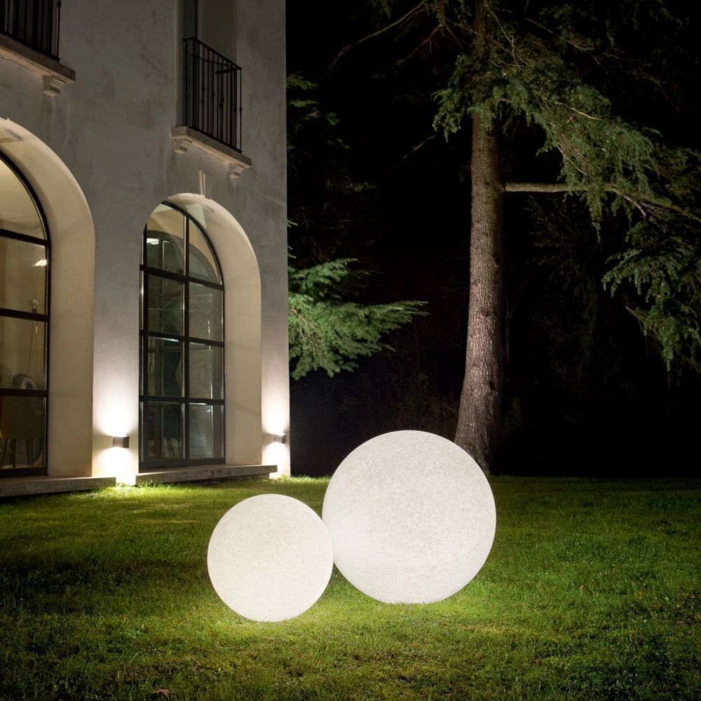 Piantana Moderna Doris Materie Plastiche Bianco 1 Luce E27 D58Cm